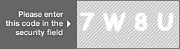 captcha code for visual authentication  number 7 letter W number 8 letter U