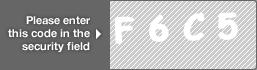 captcha code for visual authentication  letter F number 6 letter C number 5