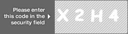 captcha code for visual authentication  letter X number 2 letter H number 4