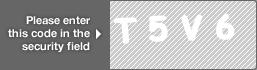 captcha code for visual authentication  letter T number 5 letter V number 6