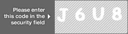 captcha code for visual authentication  letter J number 6 letter U number 8