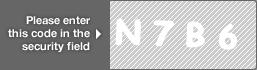 captcha code for visual authentication  letter N number 7 letter B number 6