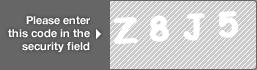 captcha code for visual authentication  letter Z number 8 letter J number 5