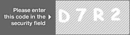 captcha code for visual authentication  letter D number 7 letter R number 2