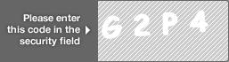 captcha code for visual authentication  letter G number 2 letter P number 4